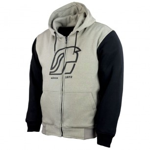 RO3330 - Hoodie mit Aramid & Protektoren - schwarz / beige