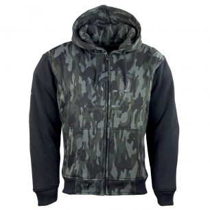 RO3340 - Hoodie mit Aramid & Protektoren - camouflage/schwarz