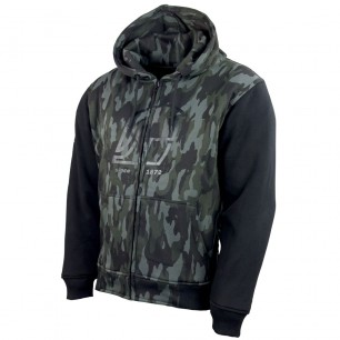 RO3340 - Hoodie mit Aramid & Protektoren - camouflage/schwarz