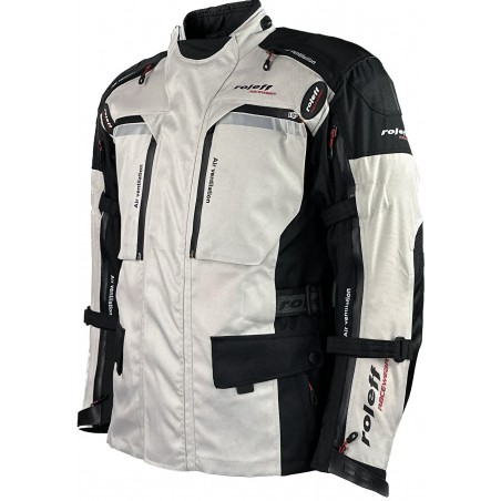 Roleff RO1121 Enduro-Motorradjacke – Robuste Offroad-Jacke mit Protektoren & Belüftung - 1
