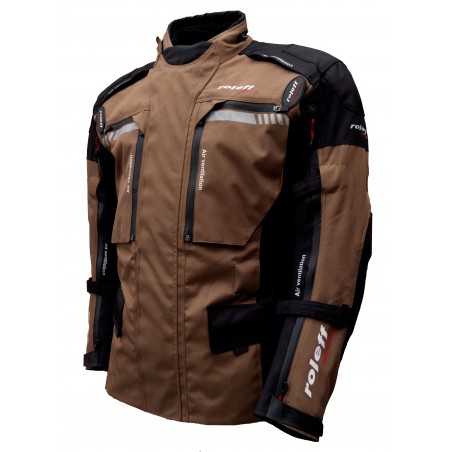 Roleff RO1122 Enduro-Motorradjacke – Robuste Offroad-Jacke mit Protektoren & Belüftung - 1