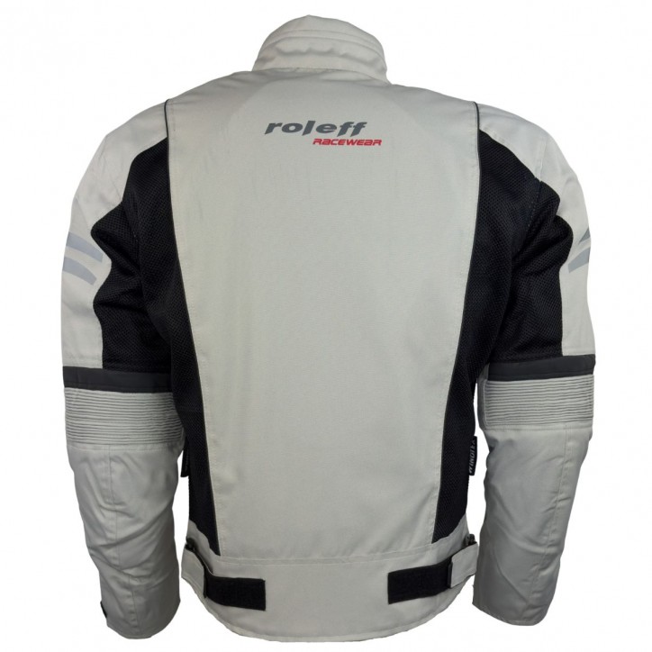 Roleff RO614 Mesh Motorradjacke – Helle, Atmungsaktive Jacke mit Klimamembrane Roleff RO614 Mesh Motorradjacke – Helle, Atmungsaktive Jacke mit Klimamembrane