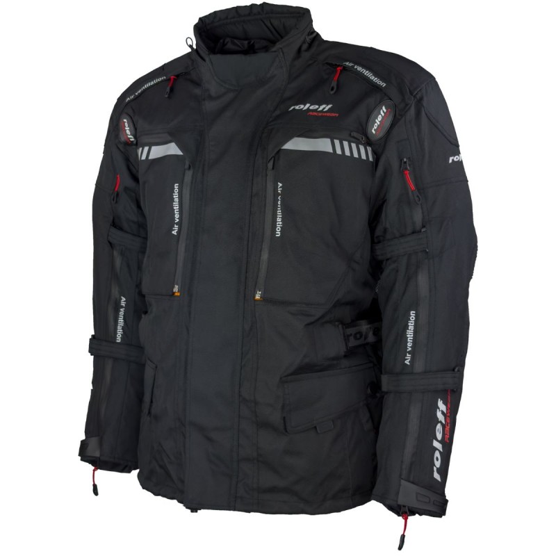 Roleff RO1120 Enduro-Motorradjacke – Robuste Offroad-Jacke mit Protektoren & Belüftung - 1