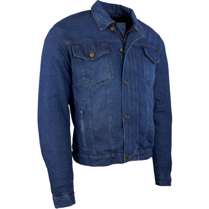Roleff RO1515 Motorrad-Jeansjacke – Blau/Stonewashed, Aramidverstärkung, Protektoren & herausnehmbare Klimamembrane Roleff RO1515 Motorrad-Jeansjacke – Blau/Stonewashed, Aramidverstärkung, Protektoren & herausnehmbare Klimamembrane
