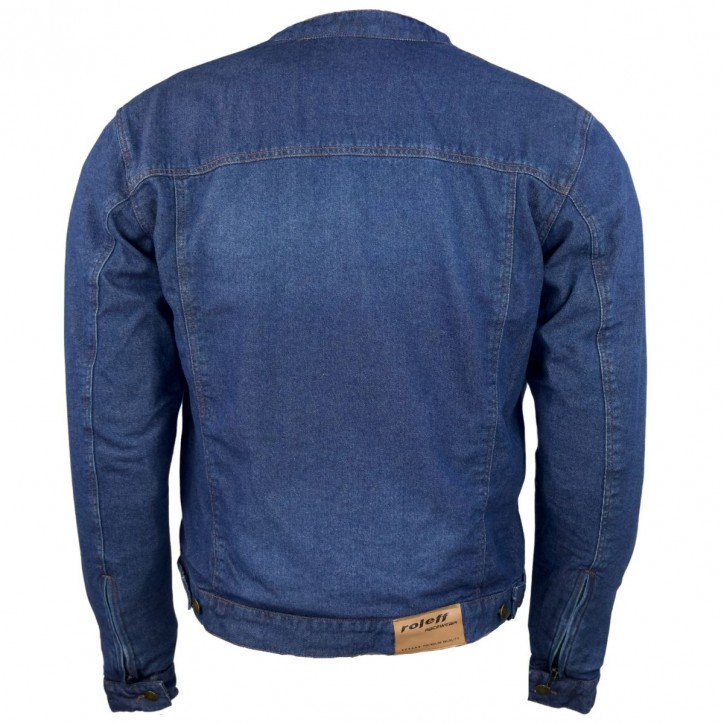 Roleff RO1515 Motorrad-Jeansjacke – Blau/Stonewashed, Aramidverstärkung, Protektoren & herausnehmbare Klimamembrane Roleff RO1515 Motorrad-Jeansjacke – Blau/Stonewashed, Aramidverstärkung, Protektoren & herausnehmbare Klimamembrane