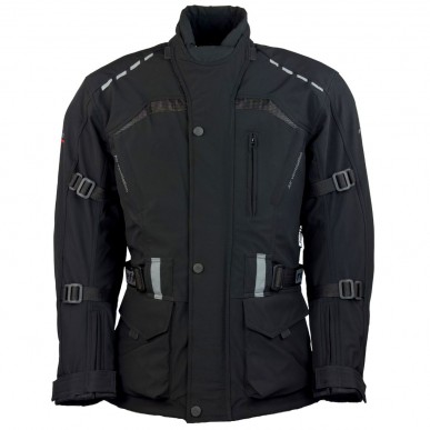 Roleff RO1512 Softshell Motorradjacke – Schwarz, wasserdicht, atmungsaktiv & mit Protektoren - 2