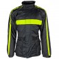 RO1001 - Regenjacke in Schwarz / Neongelb RO1001 - Regenjacke in Schwarz / Neongelb