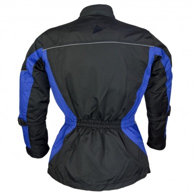 Roleff RO431K Kinder-Motorradjacke – Blau/Schwarz, wasserdicht, atmungsaktiv & mit Protektoren - 4
