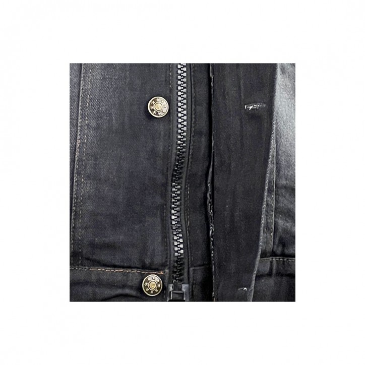 Roleff RO1514w Motorrad-Jeansjacke – Schwarz/Powerwashed, Aramidverstärkung, Protektoren & herausnehmbare Klimamembrane Roleff RO1514w Motorrad-Jeansjacke – Schwarz/Powerwashed, Aramidverstärkung, Protektoren & herausnehmbare Klimamembrane