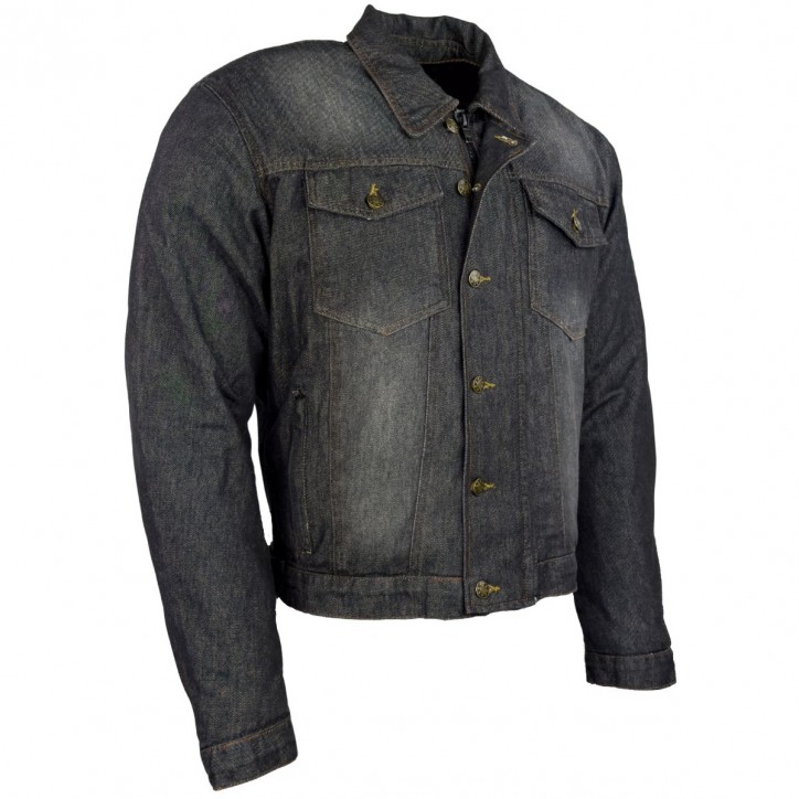 Roleff RO1514w Motorrad-Jeansjacke – Schwarz/Powerwashed, Aramidverstärkung, Protektoren & herausnehmbare Klimamembrane Roleff RO1514w Motorrad-Jeansjacke – Schwarz/Powerwashed, Aramidverstärkung, Protektoren & herausnehmbare Klimamembrane