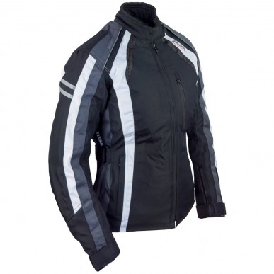 Akuma Venedig Lady Damenjacke Schwarz/Grau/Weiß - Größe S - 3