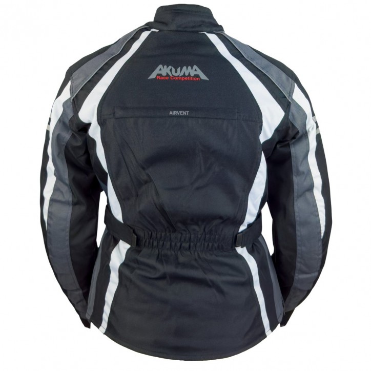 Akuma Venedig Lady Damenjacke Schwarz/Grau/Weiß - Größe S Akuma Venedig Lady Damenjacke Schwarz/Grau/Weiß - Größe S
