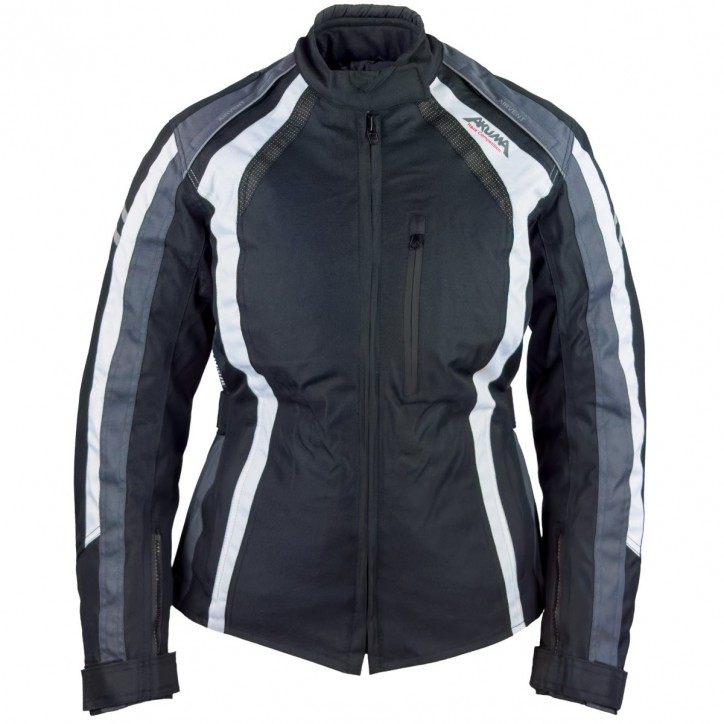Akuma Venedig Lady Damenjacke Schwarz/Grau/Weiß - Größe S Akuma Venedig Lady Damenjacke Schwarz/Grau/Weiß - Größe S