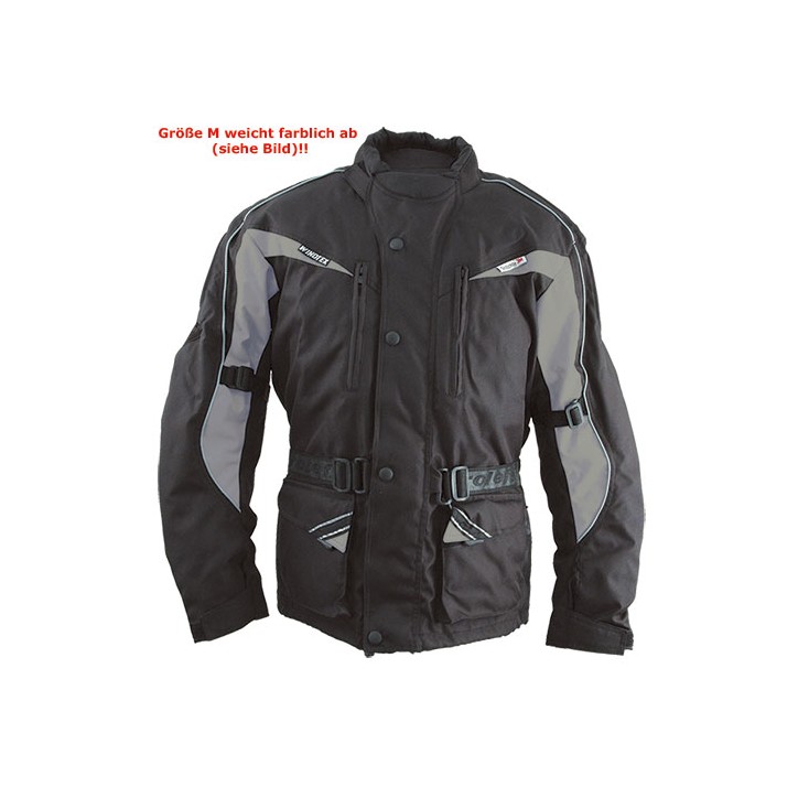 Roleff RO10003 Motorradjacke – Schwarz/Grau, wasserdicht, atmungsaktiv & mit Protektoren Roleff RO10003 Motorradjacke – Schwarz/Grau, wasserdicht, atmungsaktiv & mit Protektoren