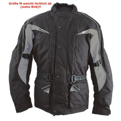 Roleff RO10003 Motorradjacke – Schwarz/Grau, wasserdicht, atmungsaktiv & mit Protektoren - 3