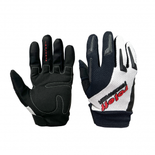 RO55 - Motocross- Handschuhe in schwarz/weiss