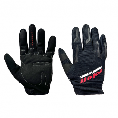 RO57 - Motocross- Handschuhe in schwarz