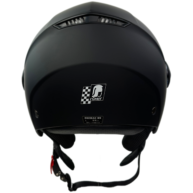 RR10801 - Römer Jethelm - Motorradhelm, mattschwarz - 3