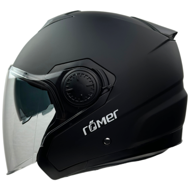 RR10901 - Römer Jethelm - Motorradhelm mit Sonnenvisier, schwarzmatt - 2