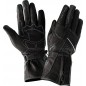 RO76 - Schwarze Motorrad- Damenhandschuhe aus Leder