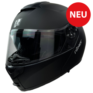 RR20770 - Römer Klapphelm -Motorradhelm mit Sonnenvisier, matt-schwarz - 1