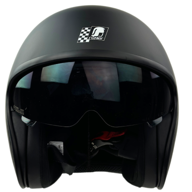 RR10701 - Römer Jethelm - Motorradhelm mit Sonnenvisier + gratis klarem Visier, mattschwarz - 8
