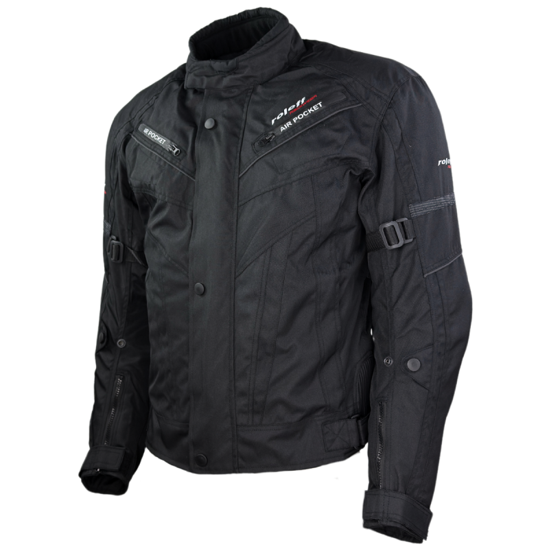 Roleff RO545 Kurze Motorradjacke – Schwarz, wasserdicht, atmungsaktiv & mit Protektoren - 1