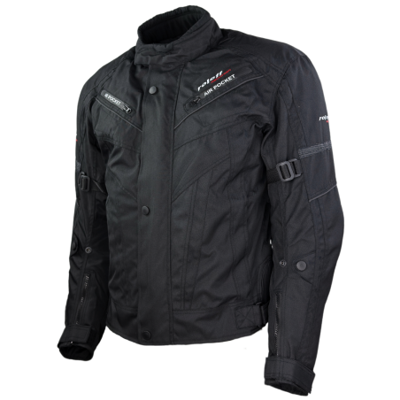 Roleff RO545 Kurze Motorradjacke – Schwarz, wasserdicht, atmungsaktiv & mit Protektoren - 1