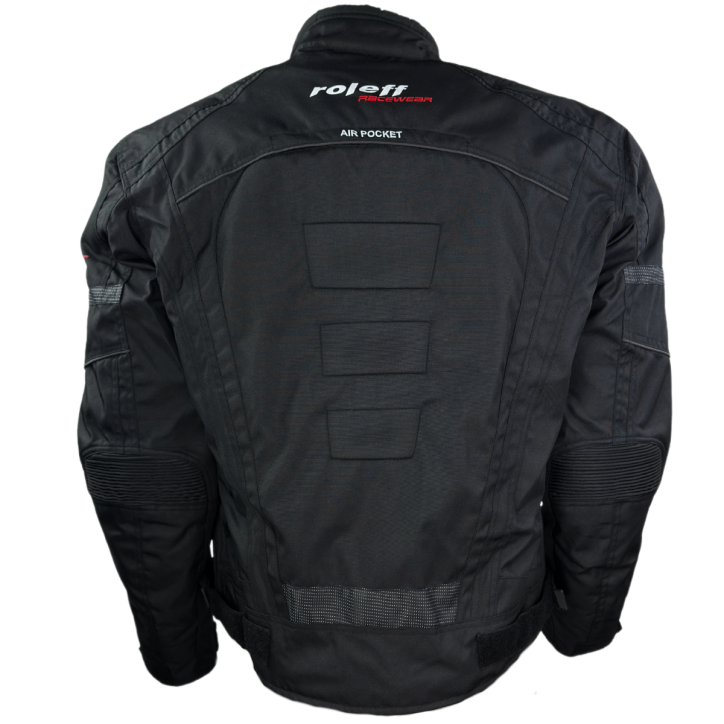 Roleff RO545 Kurze Motorradjacke – Schwarz, wasserdicht, atmungsaktiv & mit Protektoren Roleff RO545 Kurze Motorradjacke – Schwarz, wasserdicht, atmungsaktiv & mit Protektoren