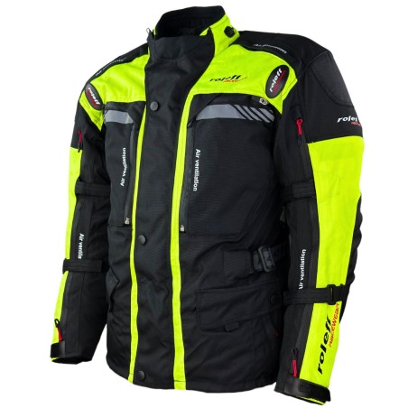 Roleff RO1123 Enduro-Motorradjacke – Robuste Offroad-Jacke mit Protektoren & Belüftung - 1