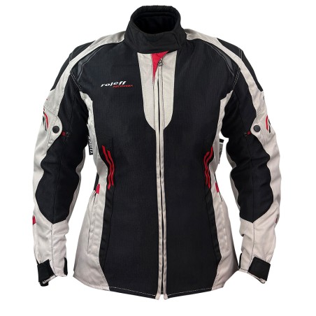 Roleff RO1812D Damen Mesh-Motorradjacke – Atmungsaktiv, wasserdicht & mit Protektoren