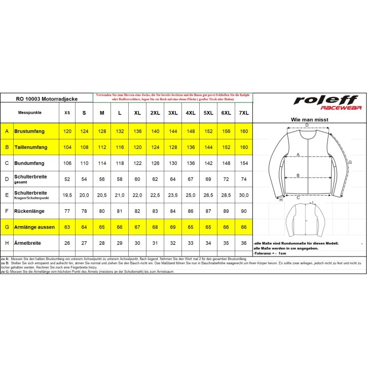 Roleff RO10003 Motorradjacke – Schwarz/Grau, wasserdicht, atmungsaktiv & mit Protektoren Roleff RO10003 Motorradjacke – Schwarz/Grau, wasserdicht, atmungsaktiv & mit Protektoren