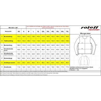 Roleff RO387 Motorradjacke – Perfekt für lange Touren & hohe Sichtbarkeit - 5