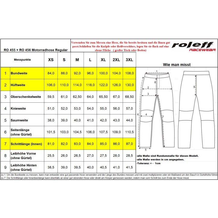 Roleff RO455 Motorradhose – Wasserdicht, atmungsaktiv & mit Protektoren und Thermofutter Roleff RO455 Motorradhose – Wasserdicht, atmungsaktiv & mit Protektoren und Thermofutter