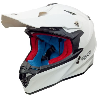 RR13017 Römer Crosshelm Starcross mit Helmschild, weiß glänzend - 1