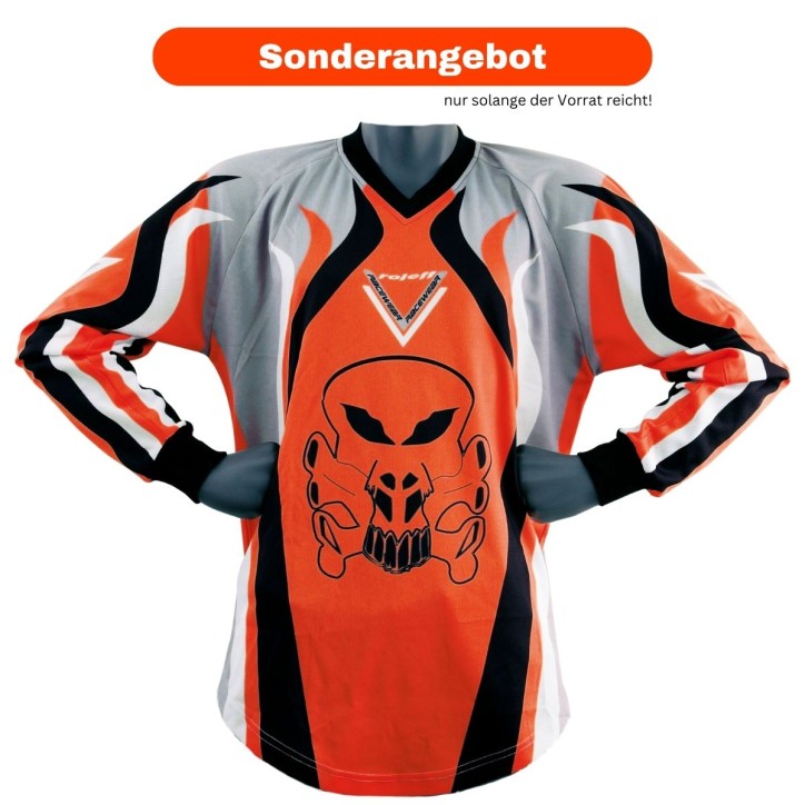 RO853 MX Shirt schwarz/orange/weiss - Motocross-Shirt Größe M RO853 MX Shirt schwarz/orange/weiss - Motocross-Shirt Größe M