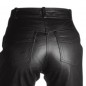 RO2 - Schwarze, klassische Lederjeans mit Taschen für Protektoren RO2 - Schwarze, klassische Lederjeans mit Taschen für Protektoren