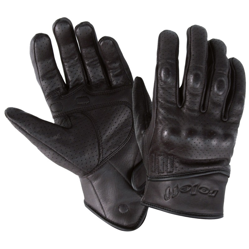 RO71 - kurze Sommer Handschuhe aus Leder - verdeckte Knöchelverstärkungen - 1