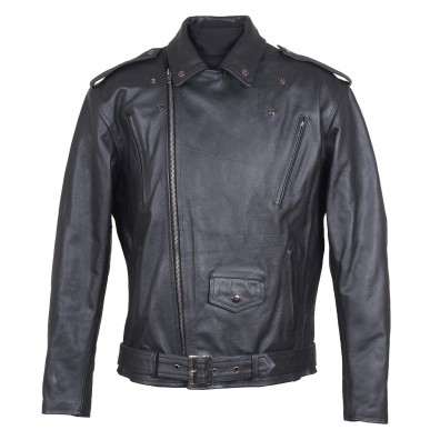 RO666 - Chopper-Lederjacke im Brando- Stil - 2