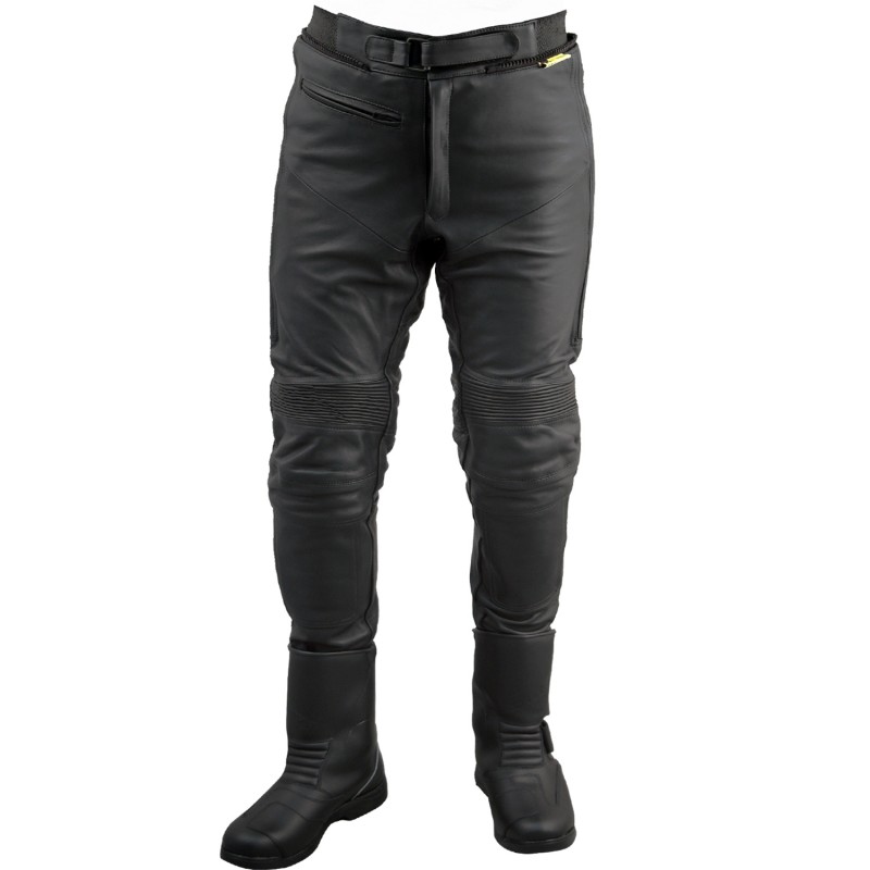 RO16 - Stiefel- Motorradhose aus hochwertigem Rind-Nappaleder und kompletter Sicherheitsausstattung - 1